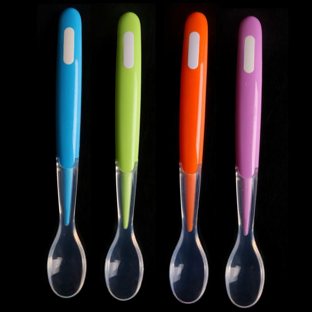 Premium Silicone Baby Feeding Spoon - Soft & Safe for Newborns