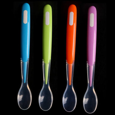 Premium Silicone Baby Feeding Spoon - Soft & Safe for Newborns