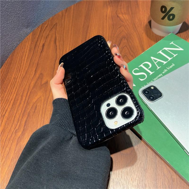 Coque en cuir véritable pour iPhone 13 Pro - Design de luxe