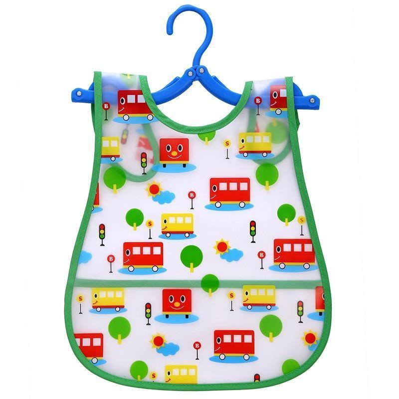 Bavoirs en Cartoon Ajustables pour Bébé - Tissu Imperméable