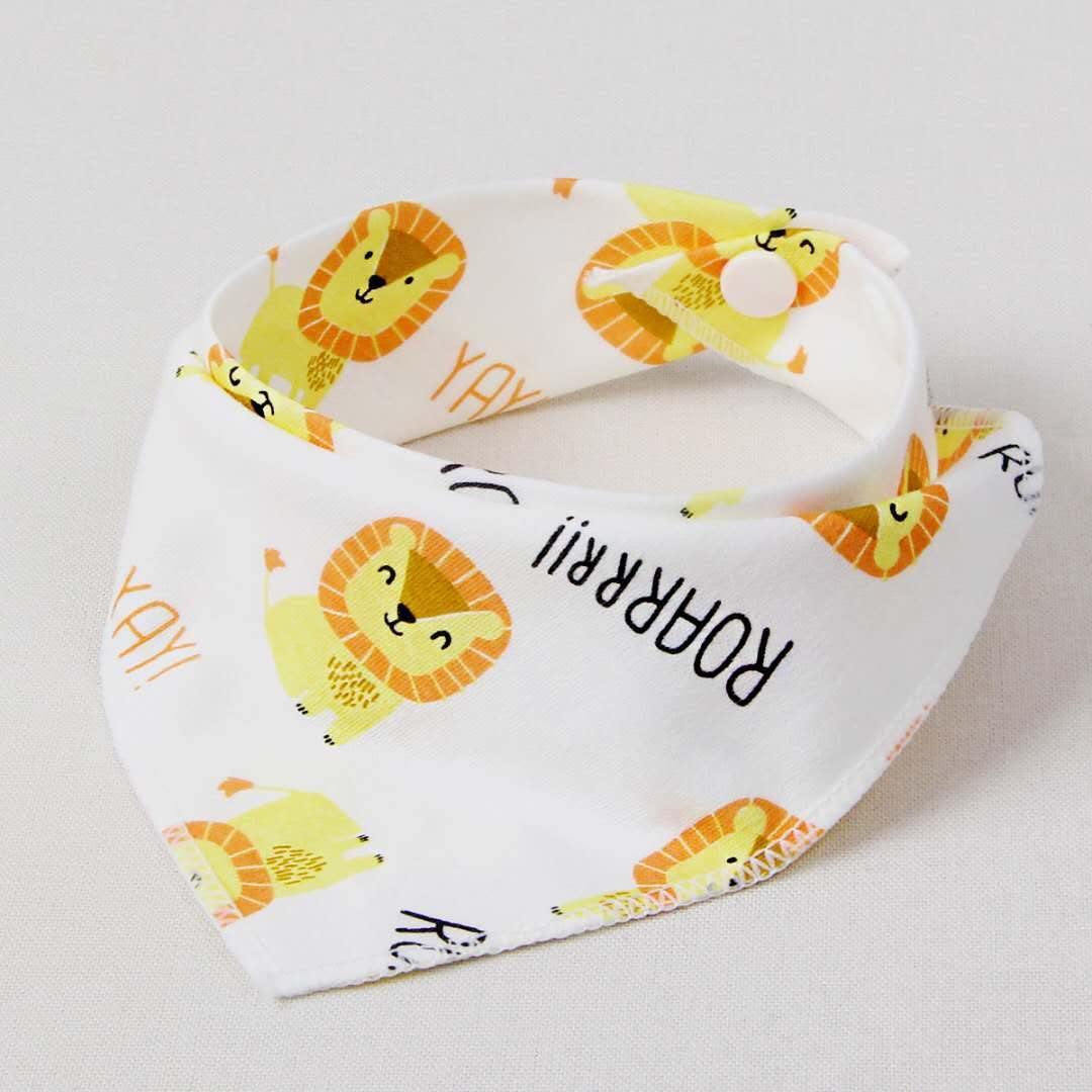 Baberos de Algodón Impermeables - Diseño de Caricaturas para Niños
