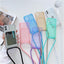 Transparent Crossbody Wallet Case for iPhone
