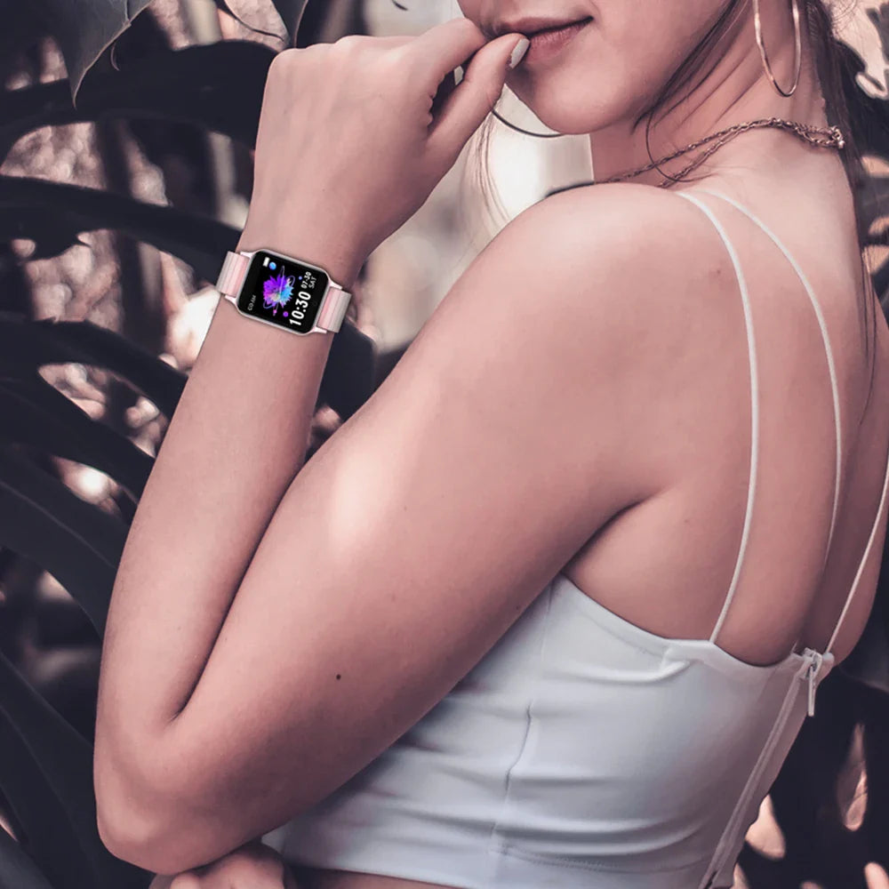 Body Temperature Smart Watch T96 Heart Rate Blood Pressure Fitness Tracker Bluetooth Smart Bracelet - Korvel