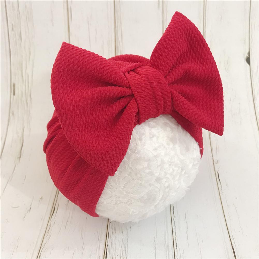 Chapeau en Tricot Élégant pour Filles Bébé avec un Grand Nœud