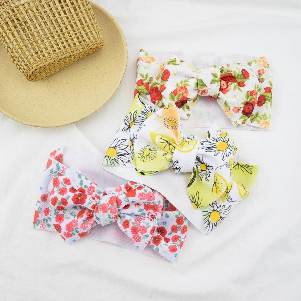 Diadema Floral de Lujo Moderna para Niñas Bebés Grandes