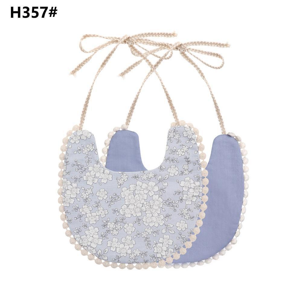 Bavoirs Floraux de Luxe Faits Main - 100 % Coton et Imperméables