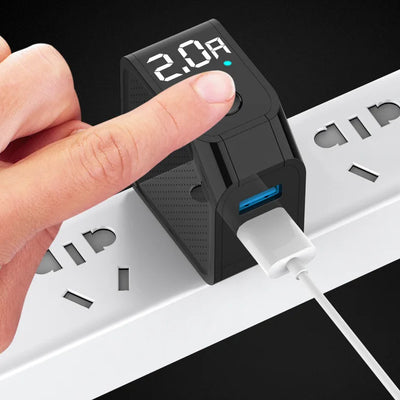 Intelligent Fast Charging Dual USB Power Adapter