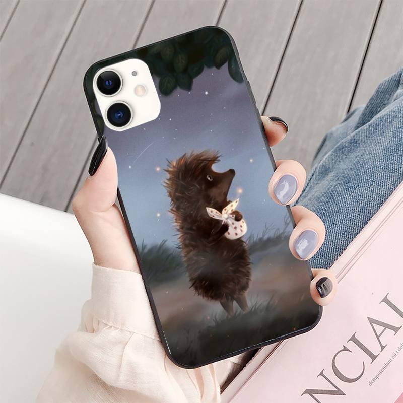 Bright Hedgehog In The Fog Phone Case for iPhone