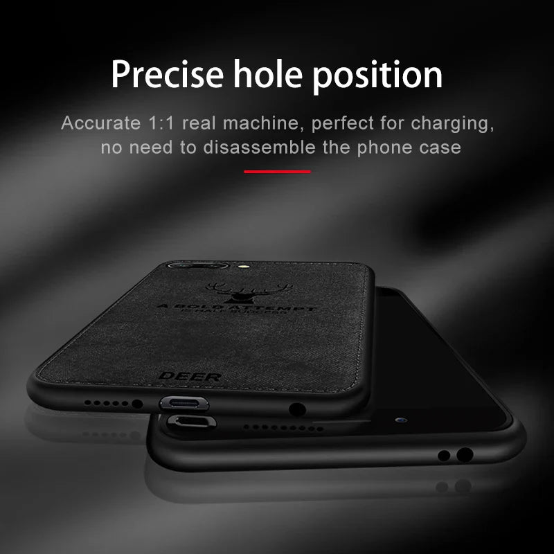Deer Cloth Phone Case for Huawei Honor 20 Pro Lite 10 10i 8A 8C 8X 8S 9X PRO 7X 7S 7A Honor 7C 9 20s 9A Soft Silicone Frame Case - Korvel