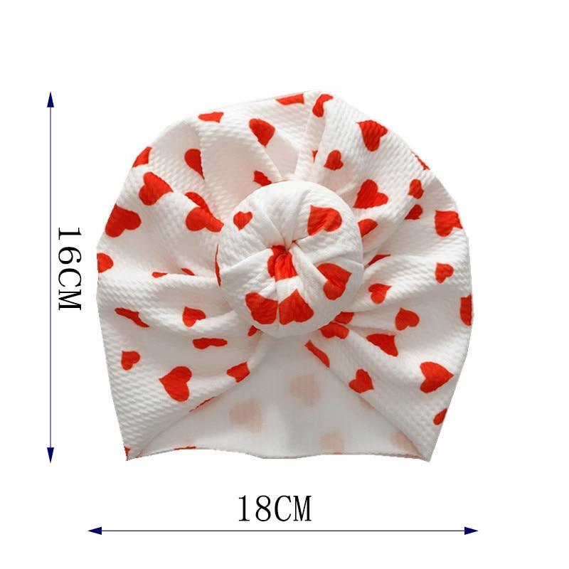 Chapeau Élégant en Fleurs pour Filles - Bonnet Turban pour Tout-Petits