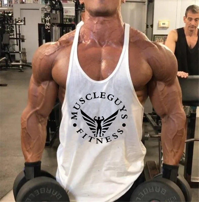 FlexFit Men's Muscle Gym Tank - Premium Sleeveless Sportswear