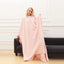 Winter Hooded Pocket Blankets Warm Soft coral TV blanket - Korvel