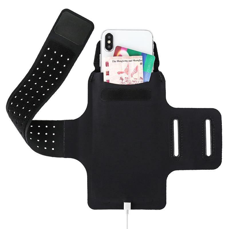 Running Gray Armband Sport Phone Case for Active Lifestyles