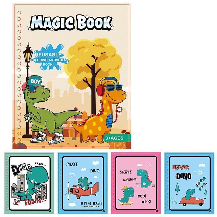 Magical Water Drawing Coloring Book for Kids