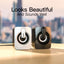 Mini Computer Speaker USB Wired Speakers 3D Stereo Sound Surround Loudspeaker For PC Laptop Notebook Not bluetooth Loudspeakers - Korvel