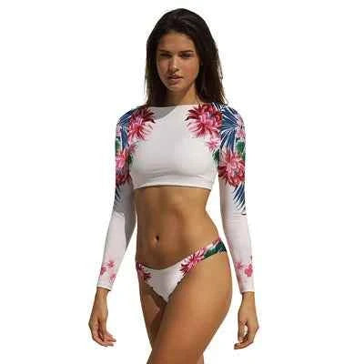 Ensemble de Maillots de Bain à Manches Longues Premium
