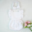 Elegant Cotton Baby Bodysuit for Girls - Summer One-Piece