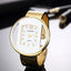 Montre Bracelet de Luxe pour Femmes avec Cadran Doré et Argenté