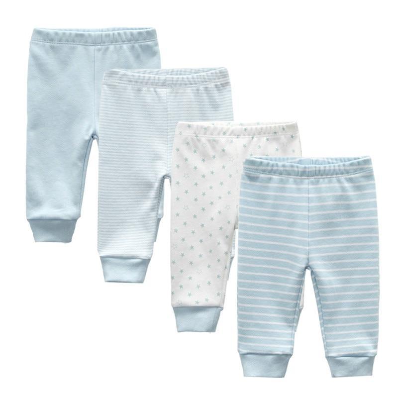 Ensemble de Pantalons pour Bébé 3/4PCS Premium - Leggings en Coton Doux