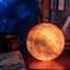 STEVVEX 3D Print Star Moon Colorful Lamp - Touch Control Night Light