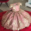Robe de Princesse de Luxe Fait Main avec Nœud