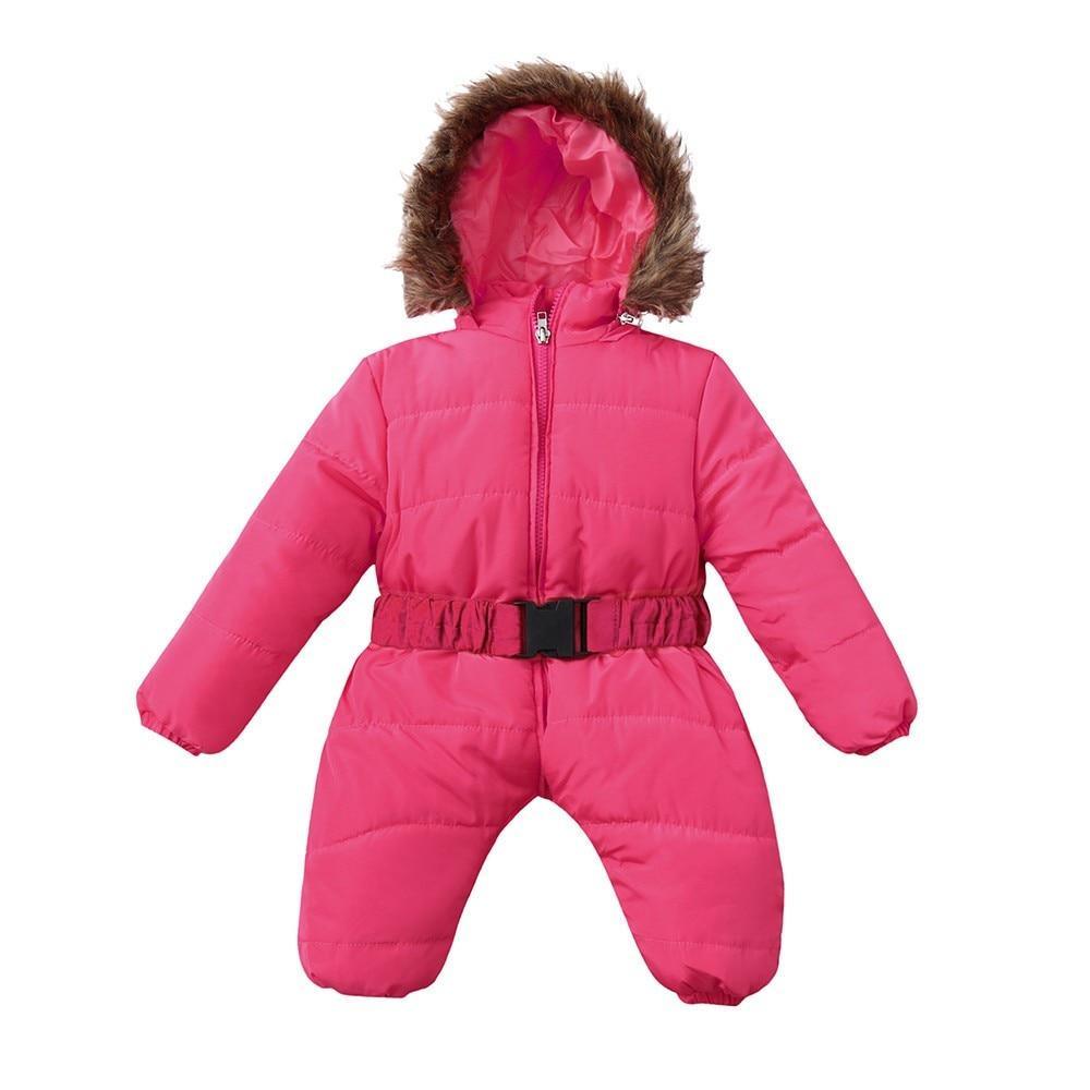 Premium Hooded Snowsuit for Infants - Warm & Stylish