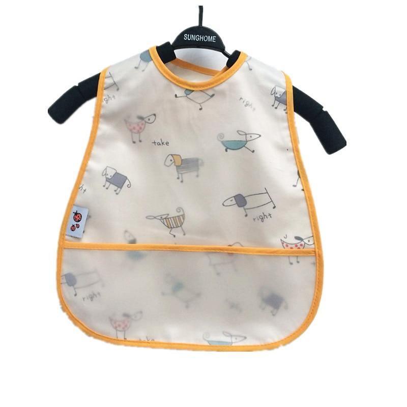 Bavoirs en Cartoon Ajustables pour Bébé - Tissu Imperméable