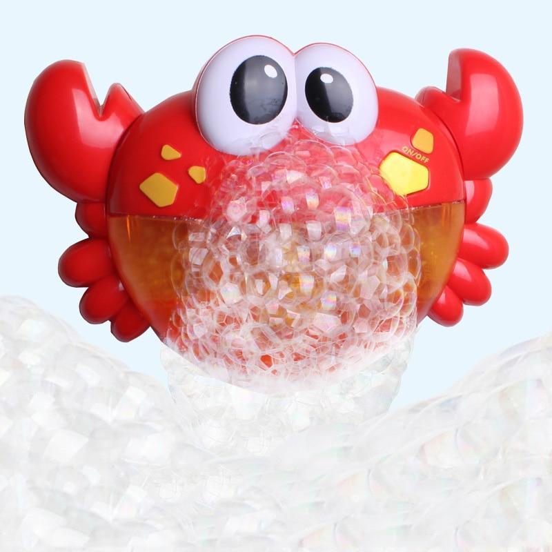 Interactive Baby Bath Toy - Bubble Machine Crab with Music