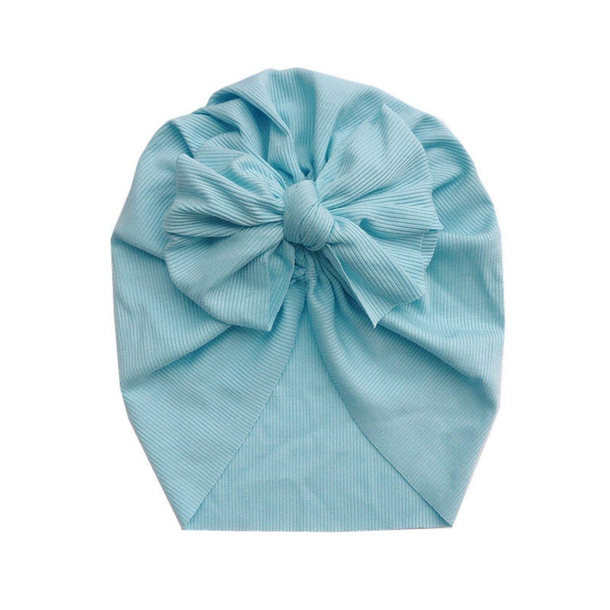 Elegant Cotton Turban Beanie for Newborns
