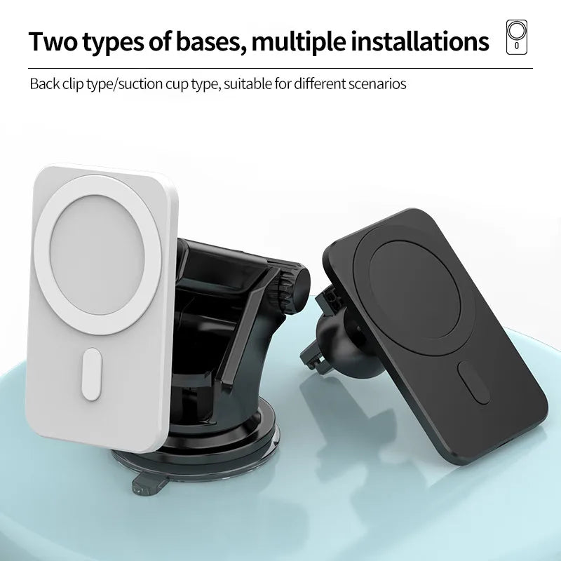 15W Magnetic Car Wireless Charger for iPhone 12 Series