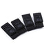 4Pcs/Set Tactical Belt Buckle Police Military Accessory Double Snaps Nylon Tactical Belt Loop Holder Keeper - Korvel