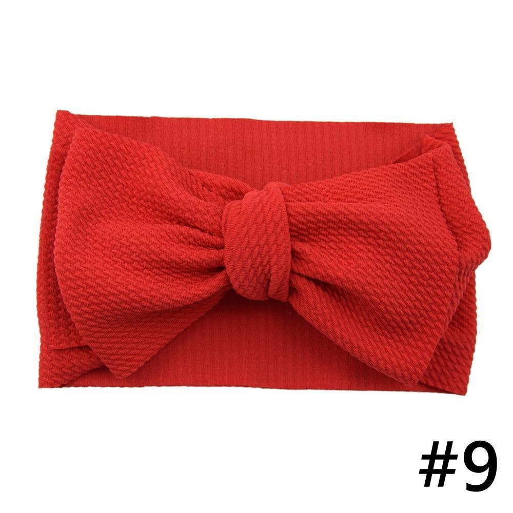 Diadema Grande con Lazo para Niñas - Accesorio de Cabello Ajustable