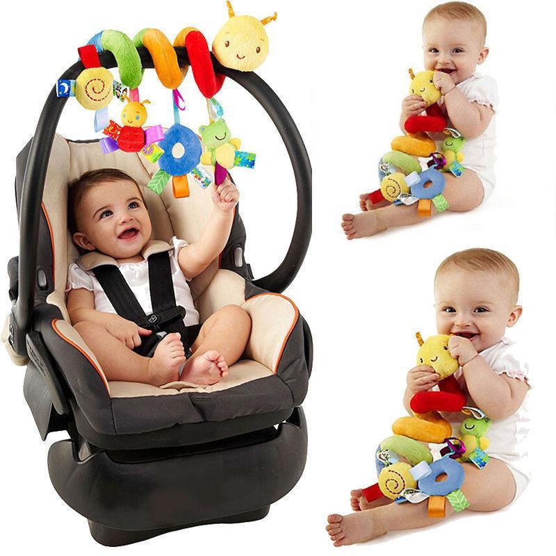 Vibrant Baby Activity Spiral - Engaging Travel Toys for Infants - Korvel