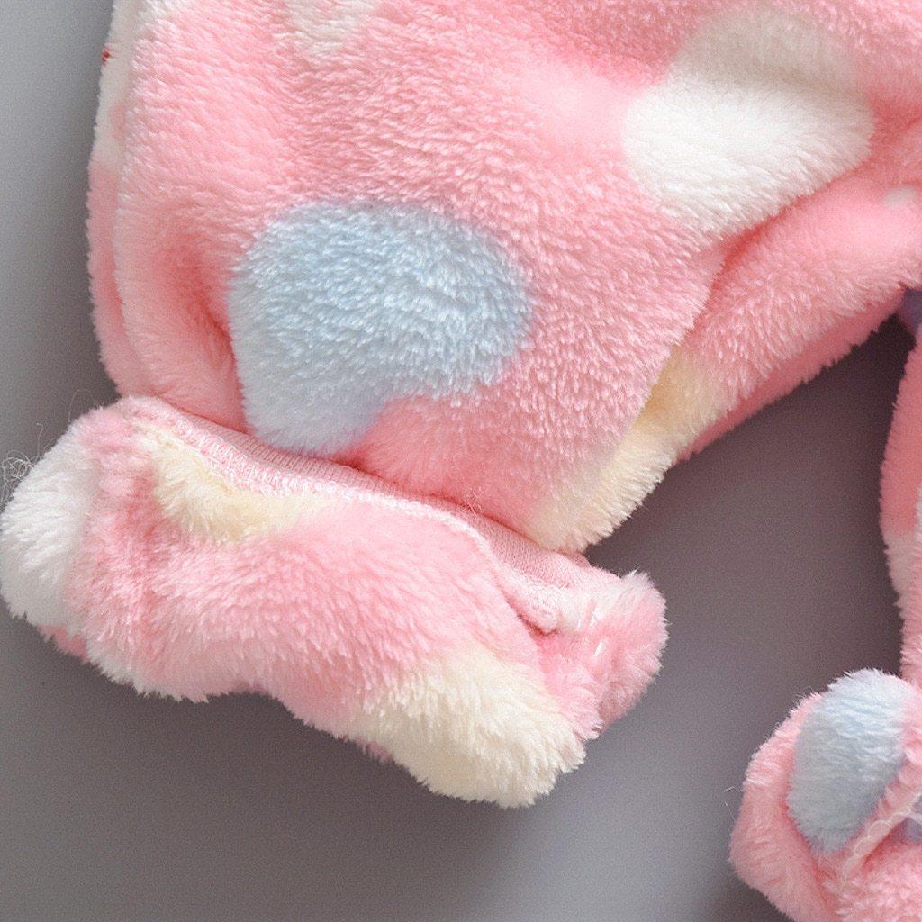 Premium Cartoon Animal Fleece Baby Jumpsuit