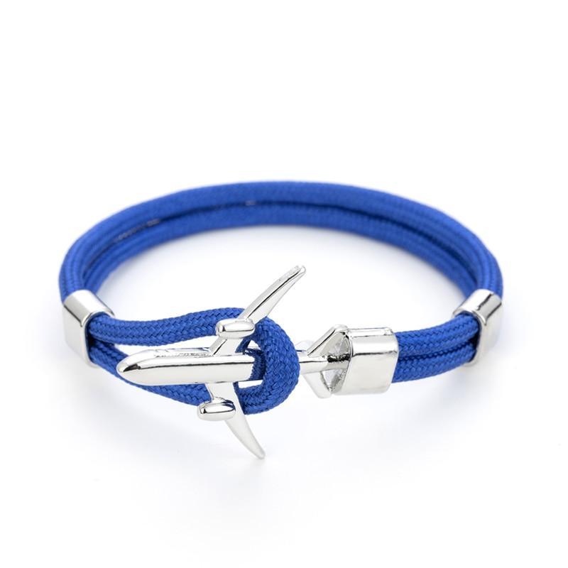 Pulsera de Ancla de Acero Inoxidable Náutica de Moda para Hombres