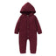Premium Newborn Hooded Romper with Pockets