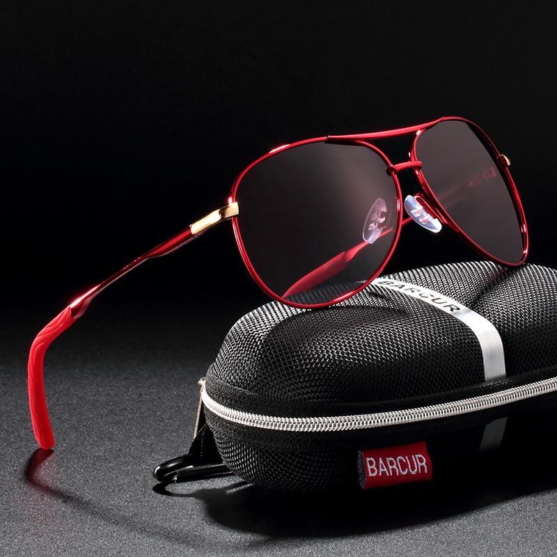 Lunettes de soleil polarisées de luxe dégradées pour hommes et femmes