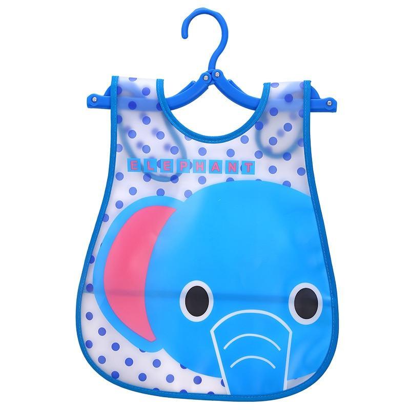 Bavoirs imperméables ajustables à imprimé animal pour enfants