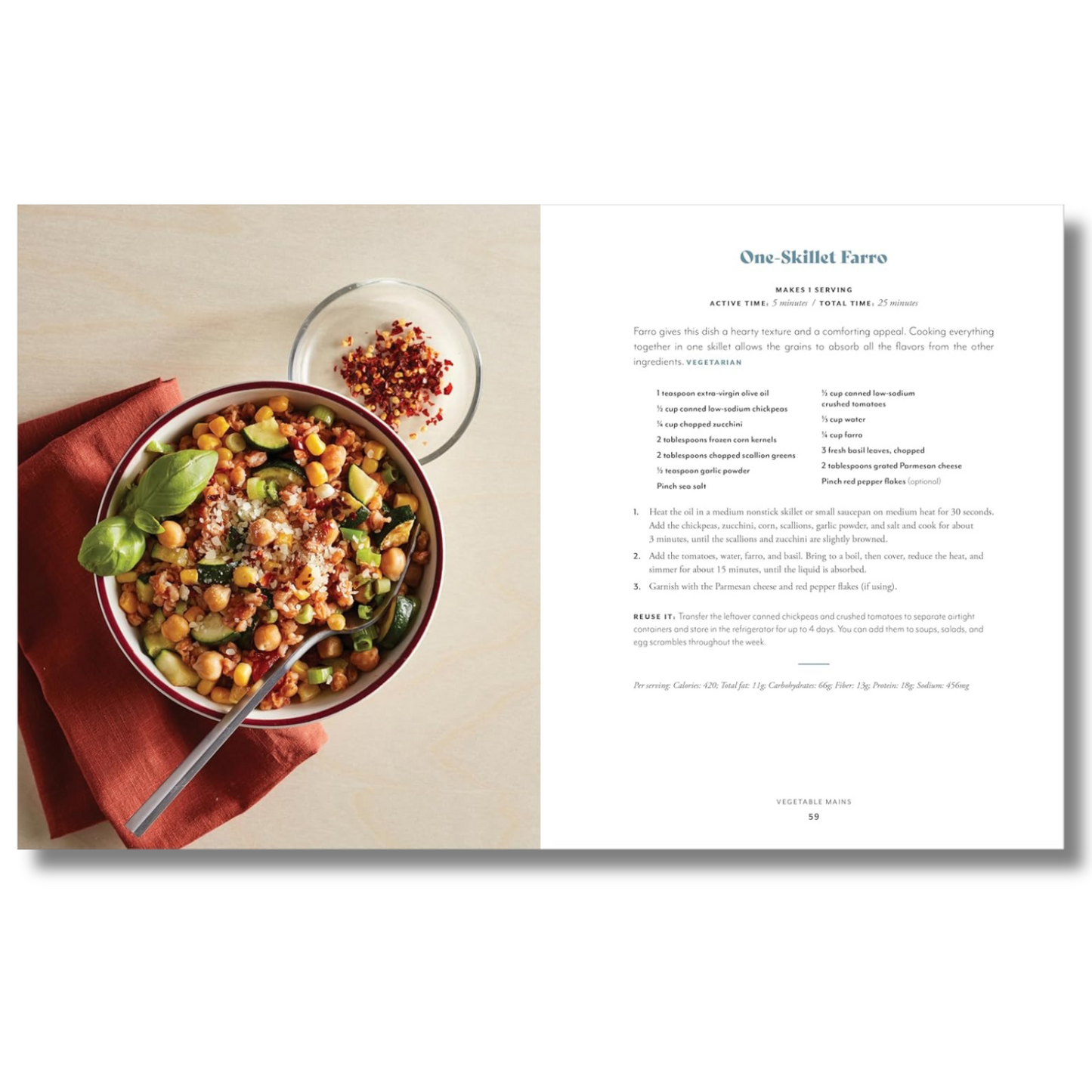 Single-Serve Healthy Cooking: 75 Easy and Delicious Recipes - Korvel