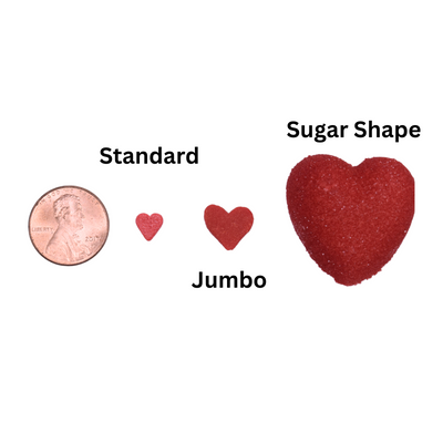 Red Heart Shapes - Various Styles for Baking