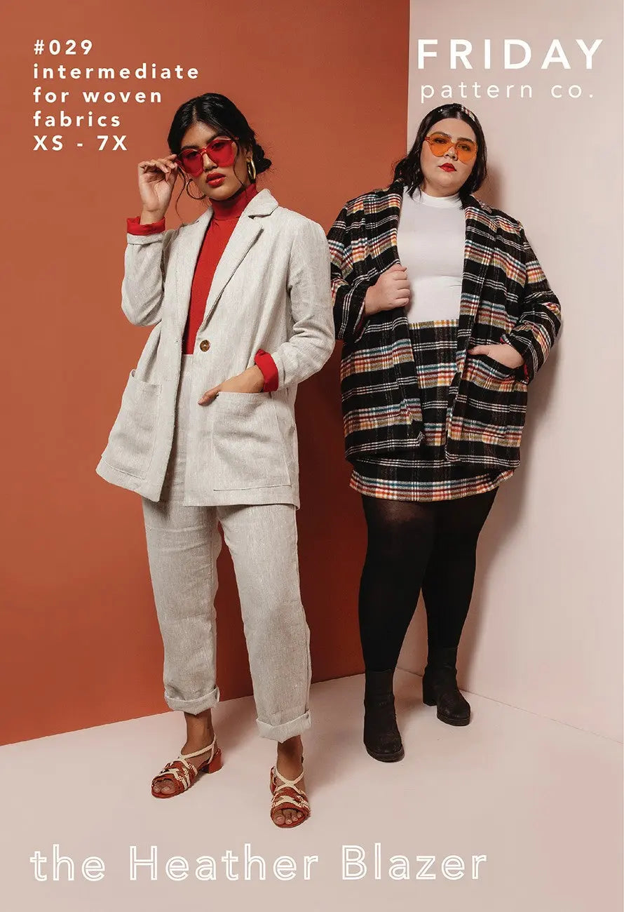 Patrón de Costura de Blazer Heather