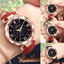 Montre à Quartz de Luxe pour Femmes avec Détails Fluorescents