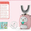 Smart U 360 Degrees Kids Sonic Electric Toothbrush Silicon USB Automatic Ultrasonic Teeth Tooth Brush Cartoon Pattern Children - Korvel