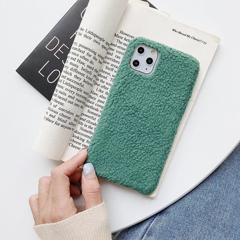 Furry Fluffy Phone Case for iPhone - Stylish Protection