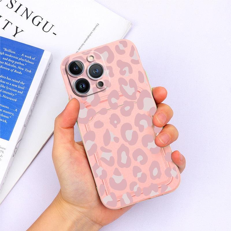 Coque de portefeuille en silicone charmante pour iPhone 13 Pro Max