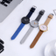 Montre à Quartz Contrastée Grise Moderne pour Femmes et Hommes