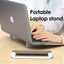 Notebook heat dissipation invisible bracket metal folding bracket base multifunctional portable storage bracket laptop stand - Korvel