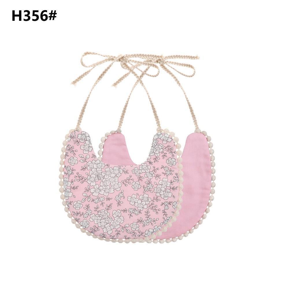 Bavoirs Floraux de Luxe Faits Main - 100 % Coton et Imperméables
