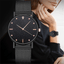 Cusual Ladies Watch with Starry Sky Dial - Fashion Quartz Wristwatch
