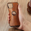 Coque de téléphone en cuir PU de luxe pour iPhone - Protection élégante